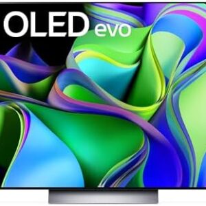 LG C3 Series 55-Inch Class OLED evo 4K Processor Smart Flat Screen TV for Gaming with Magic Remote AI-Powered OLED55C3PUA, 120Hz Refresh rate, 2023 with Alexa Built-in