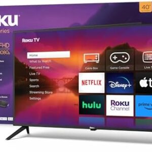 Roku 40" Select Series 1080p Full HD Smart RokuTV with Voice Remote, Bright Picture, Customizable Home Screen, and Free TV