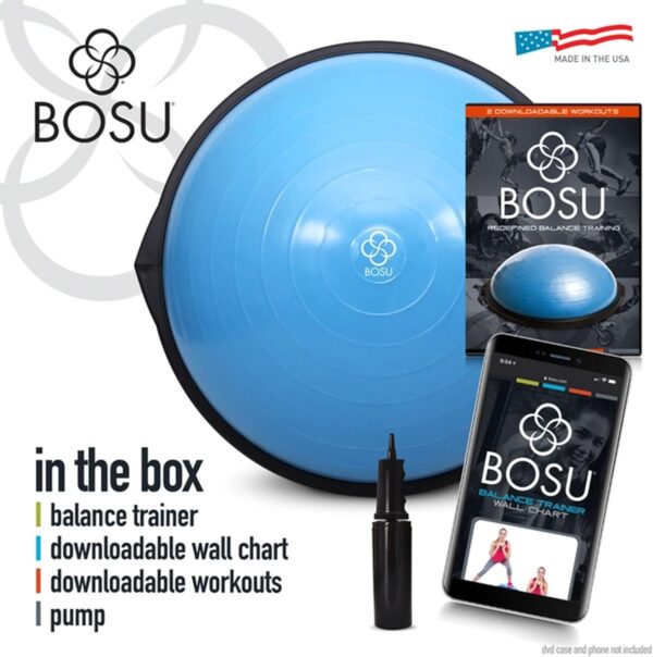 Bosu Home Gym Equipment The Original Balance Trainer 26 Inch Diameter - Image 5