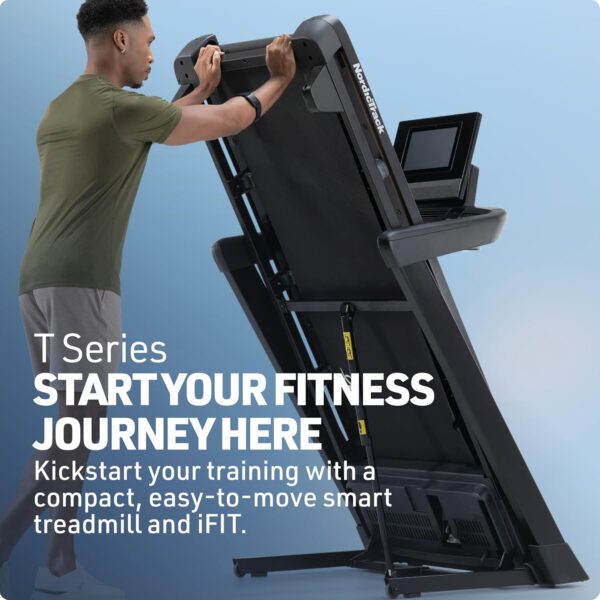 NordicTrack T Series: Perfect Treadmills for Home Use, Walking or Running Treadmill with Incline, Bluetooth Enabled, 300 lbs User Capacity - Image 7