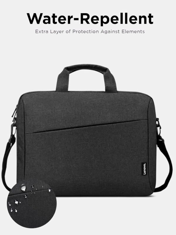 Lenovo Laptop Bag T210, Messenger Shoulder Bag for Laptop or Tablet, Sleek, Durable & Water-Repellent Fabric - Image 6