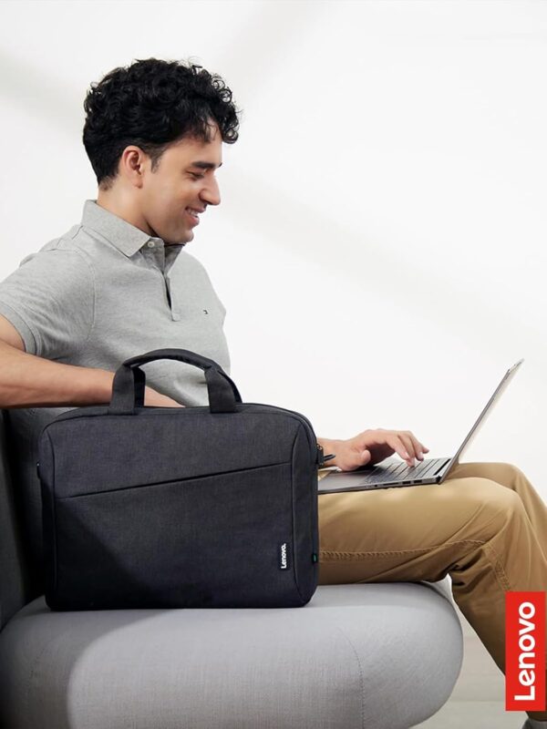 Lenovo Laptop Bag T210, Messenger Shoulder Bag for Laptop or Tablet, Sleek, Durable & Water-Repellent Fabric - Image 9