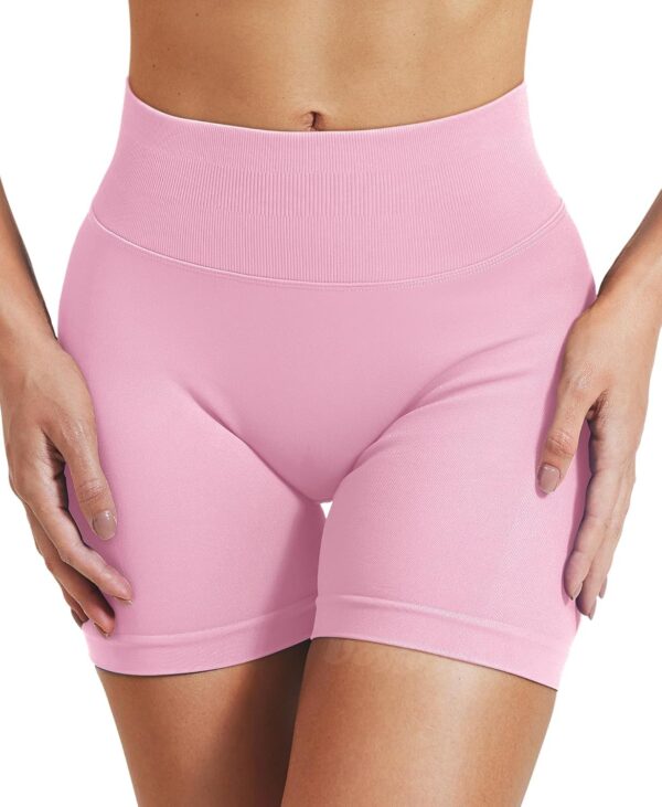 VOYJOY Women Workout Impact Shorts 3.6"/ 4.5"/ 6" Scrunch Butt Lifting Gym Seamless Booty Biker Shorts - Image 5