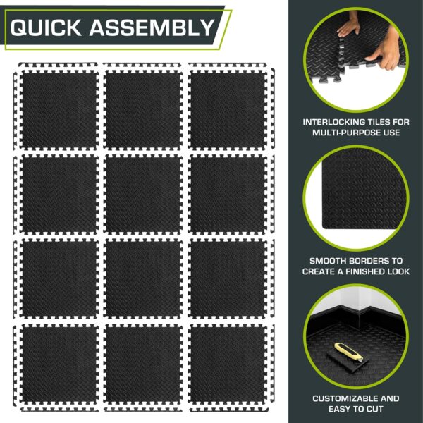 ProsourceFit Puzzle Exercise Mat - Image 6