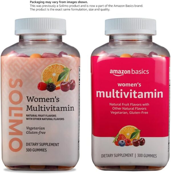 Amazon Basics Women's Multivitamin, 300 Gummies (150 Servings) (Previously Solimo) - Image 4