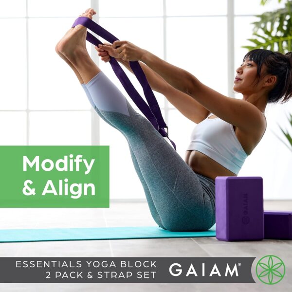 Gaiam Yoga Block - Supportive Latex-Free Eva Foam - Soft Non-Slip Surface with Beveled Edges for Yoga, Pilates, Meditation - Yoga Accessories for Stability, Balance, Deepen Stretches - Image 6