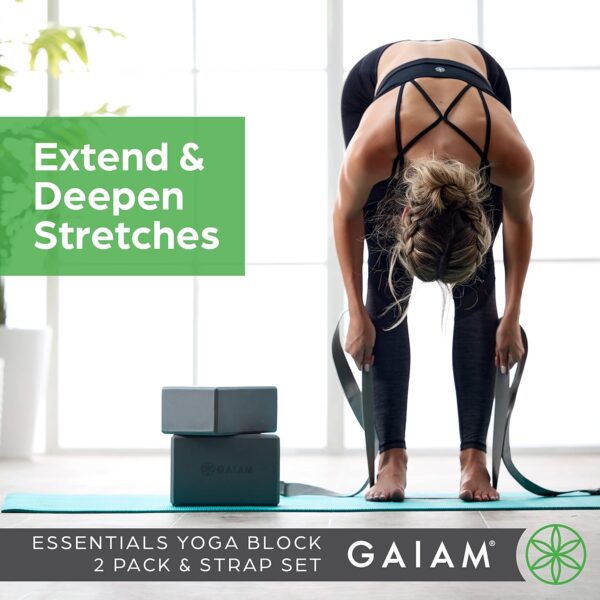 Gaiam Yoga Block - Supportive Latex-Free Eva Foam - Soft Non-Slip Surface with Beveled Edges for Yoga, Pilates, Meditation - Yoga Accessories for Stability, Balance, Deepen Stretches - Image 7