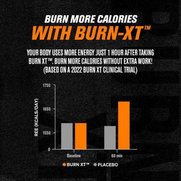 Jacked Factory Burn-XT Clinically Studied Fat Burner & Weight Loss Supplement - Appetite Suppressant & Energy Booster - with Acetyl L-Carnitine, Green Tea Extract and More - 60 Natural Diet Pills - Image 3