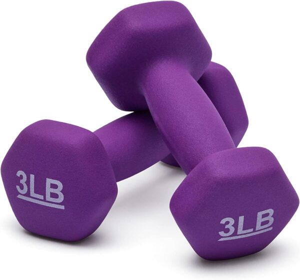 Amazon Basics Neoprene Dumbbell Hand Weights - Image 3