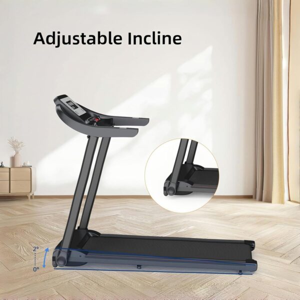 Treadmills for Home, Walking or Running Treadmill, Folding Treadmill with Pulse Sensor Wireless Connectivity - Image 7