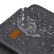 Water resistant messenger bag