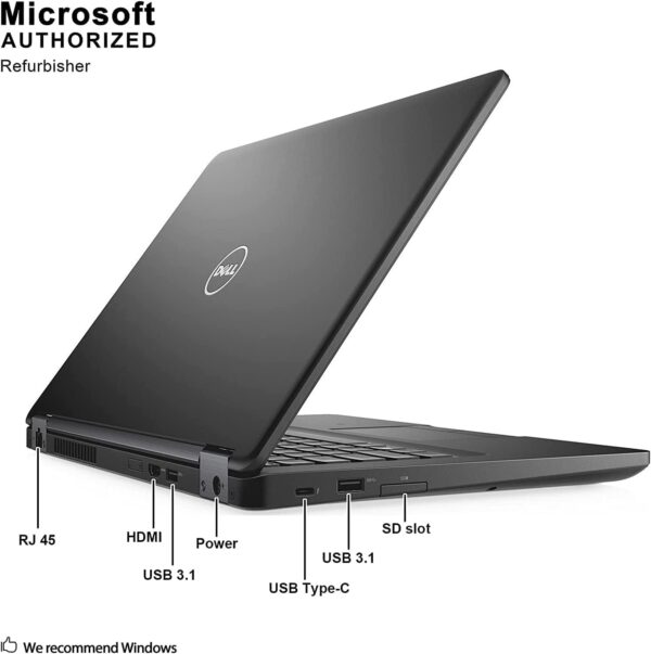 Dell Latitude 5480 | 14 inch Business Laptop | Intel i5-6300U | 8GB DDR4 | 256GB SSD | Backlit Keyboard | Win 10 Pro (Renewed) - Image 4