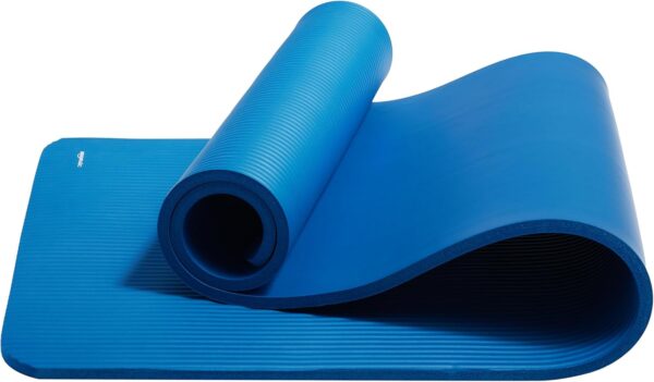 Amazon Basics 1/2 Inch Extra Thick Exercise Yoga Mat with Carrying Strap - Image 2