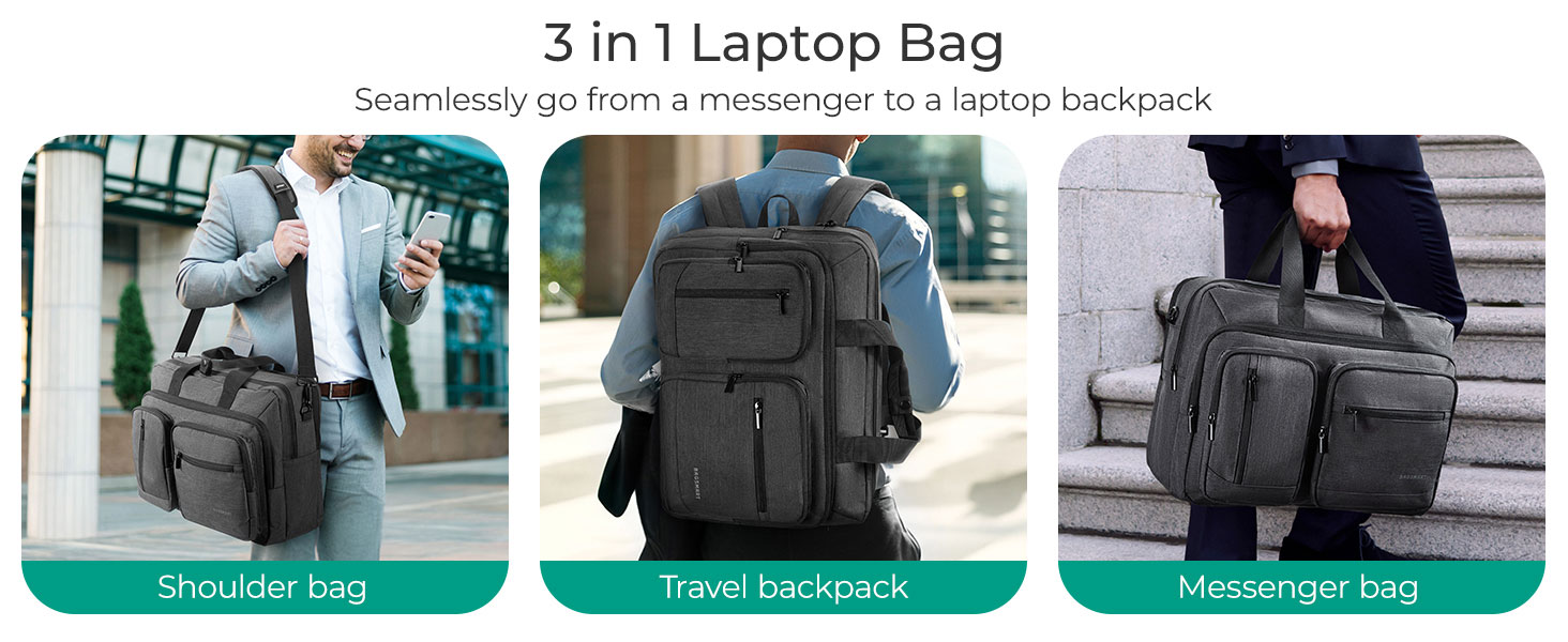 BAGSMART Laptop Bag for Men