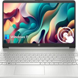 HP Pavilion 15.6" HD Touchscreen Anti-Glare Laptop, 16GB RAM, 1TB SSD Storage, Intel Core Processor up to 4.1GHz, Up to 11 Hours Long Battery Life, Type-C, HDMI, Windows 11 Home, Silver