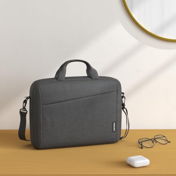 Lenovo Laptop Bag T210, Messenger Shoulder Bag for Laptop or Tablet, Sleek, Durable & Water-Repellent Fabric - Image 2