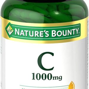 Nature's Bounty Vitamin C, Supports Immune and Antioxidant Health, Vitamin C Supplement, 1000mg, 300 Caplets