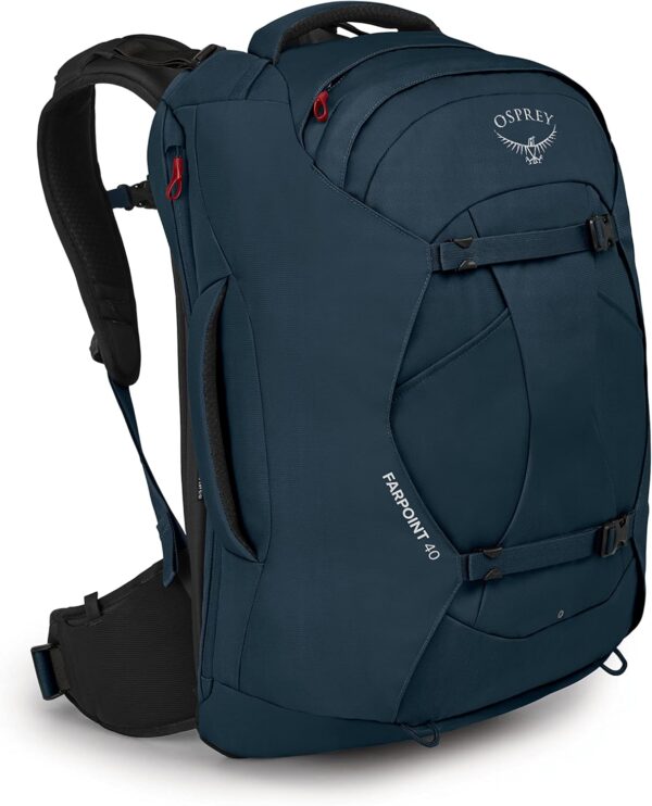 Osprey Farpoint 40L Men's Travel Backpack, Muted Space Blue