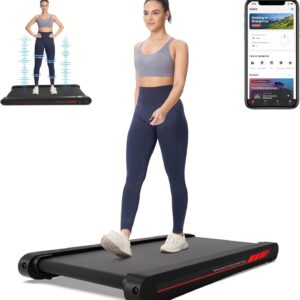 Sperax Walking Vibration Pad with APP, 3 in 1 Under Desk Treadmill, 2.5HP Low Noise Walking Treadmill Pad with Remote Control,Portable Treadmill for Home Office