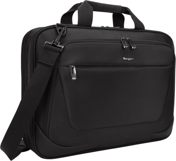 Targus CityLite Laptop Briefcase Shoulder Messenger Bag for 15.6-Inch Laptop, Black (TBT053US)