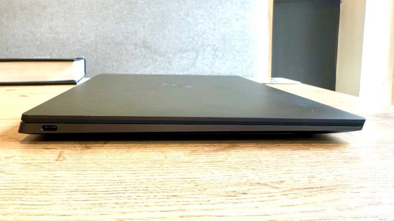 Dell XPS 13 side profile.