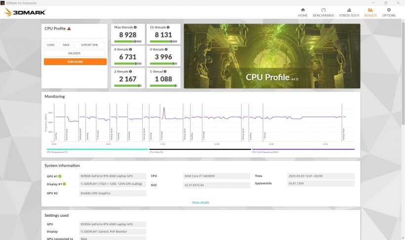 CPU profile